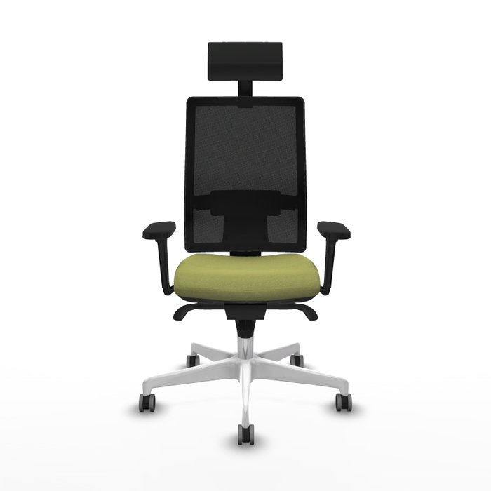 PIQUERAS Y CRESPO Silla de oficina Horna con mecanismo Sincro, Verde oliva y Negro PIQUERAS Y CRESPO Silla de oficina Horna con mecanismo Sincro, Verde oliva y Negro