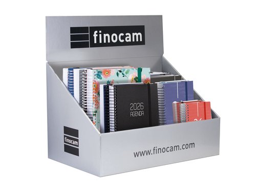 FINOCAM Agenda Anual 2026 Catalan Espiral Assortiment Expositor de 30 FINOCAM Agenda Anual 2026 Catalan Espiral Assortiment Expositor de 30