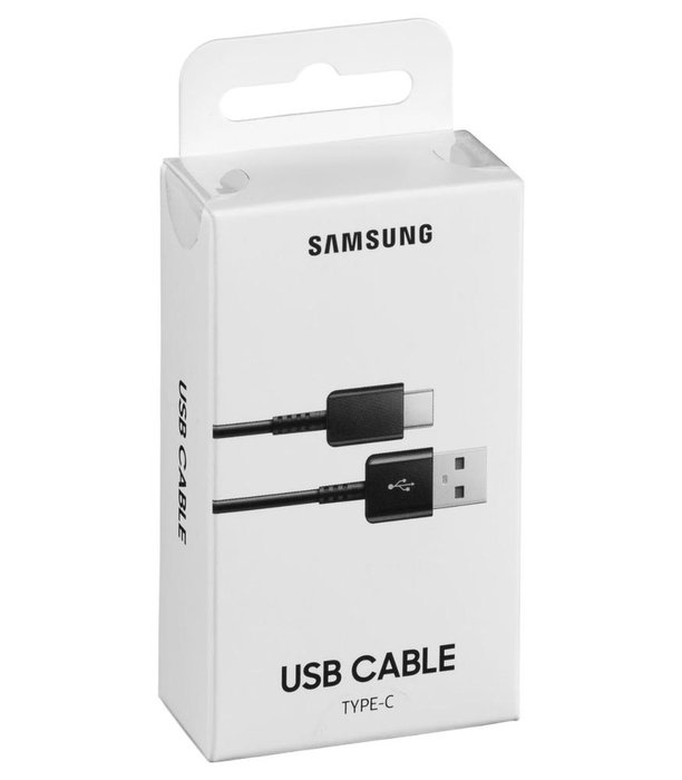 Samsung EP-DG930IBEGWW Cable USB-A a USB-C 1,5m Macho-Macho Negro Carga y Transferencia de Datos