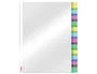 Esselte Funda Multitaladro DIN A4 Polipropileno Cristal con Pestañas, 85 micras, Pack 12 Unidades