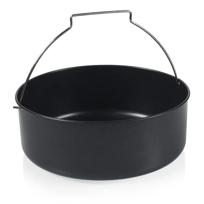 Princess 182080 Freidora de Aire Caliente 2 en 1 sin Aceite + Vaporera, 6.5 Litros 1700W, Panel Digital Táctil con 8 Programas Predefinidos, Color Negro