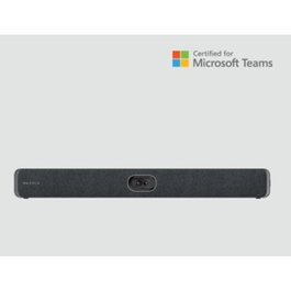 MAXHUB XBar U50 Videobar Dual-eyes 4K Ultra HD con Matriz de 12 Micrófonos y Altavoces 30W para Microsoft Teams Rooms - Cámara Web para Salas de Reuniones