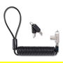 Kensington Slim N17 2.0 Cable de Seguridad con Llave para Portátil, Ranura Wedge (Dell), Cable Enrollado 1.8 m, Acero, 2 Llaves