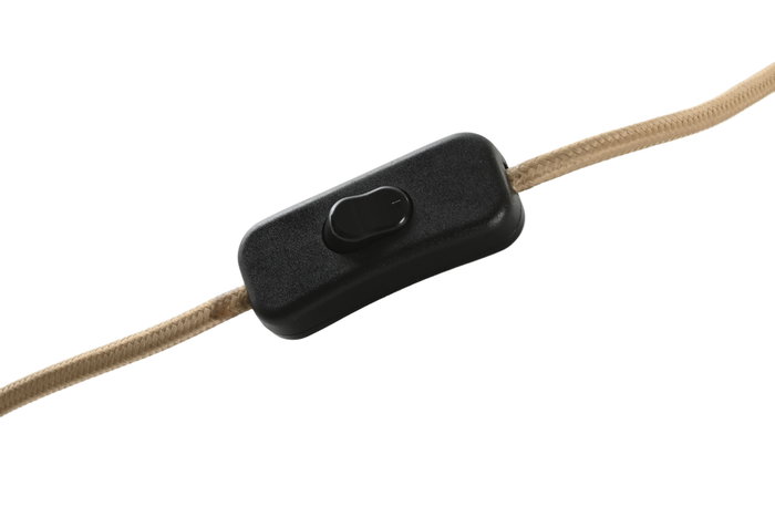 DKD Home Decor Lámpara de Sobremesa de Ratán Beige