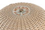 DKD Home Decor Lámpara de Sobremesa de Ratán Beige