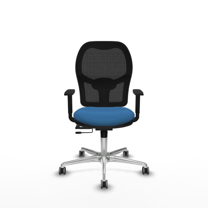 PIQUERAS Y CRESPO Silla de oficina Jorquera Azul claro y Negro