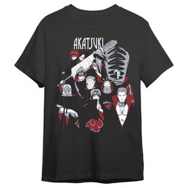 Pierrot Camiseta Naruto Shippuden Akatsuki Adulto 100% Algodón 165 gr Talla 2XL
