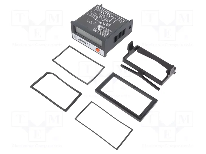 CROUZET Contador electrónico de tiempo de trabajo CTR24 LCD CROUZET Contador electrónico de tiempo de trabajo CTR24 LCD