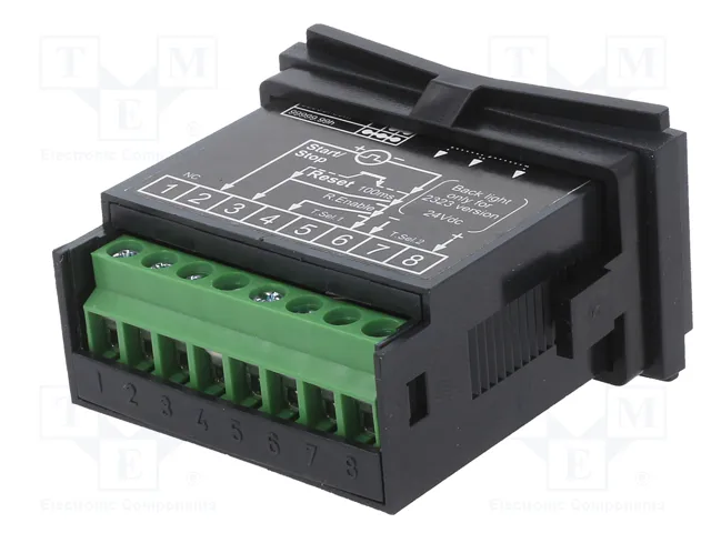 CROUZET Contador electrónico de tiempo de trabajo CTR24 LCD CROUZET Contador electrónico de tiempo de trabajo CTR24 LCD