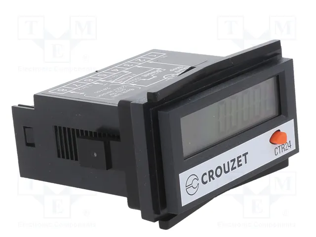 CROUZET Contador electrónico de tiempo de trabajo CTR24 LCD CROUZET Contador electrónico de tiempo de trabajo CTR24 LCD