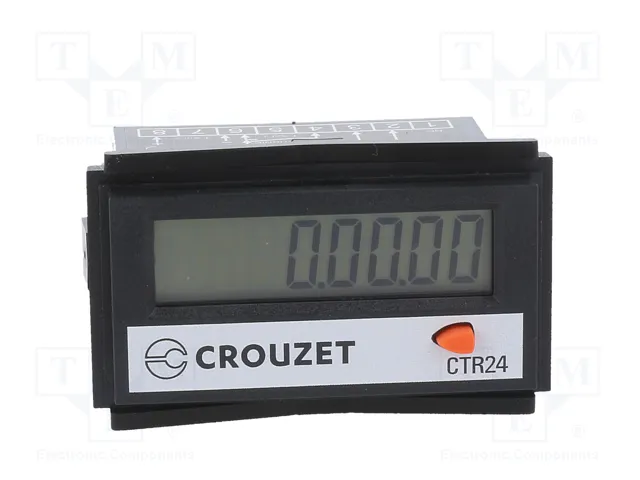 CROUZET Contador electrónico de tiempo de trabajo CTR24 LCD CROUZET Contador electrónico de tiempo de trabajo CTR24 LCD