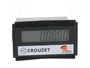 CROUZET Contador electrónico de tiempo de trabajo CTR24 LCD