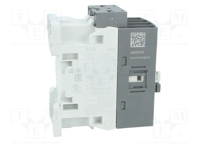 ABB AF Contactor 3-polar 9A NO x3 NC