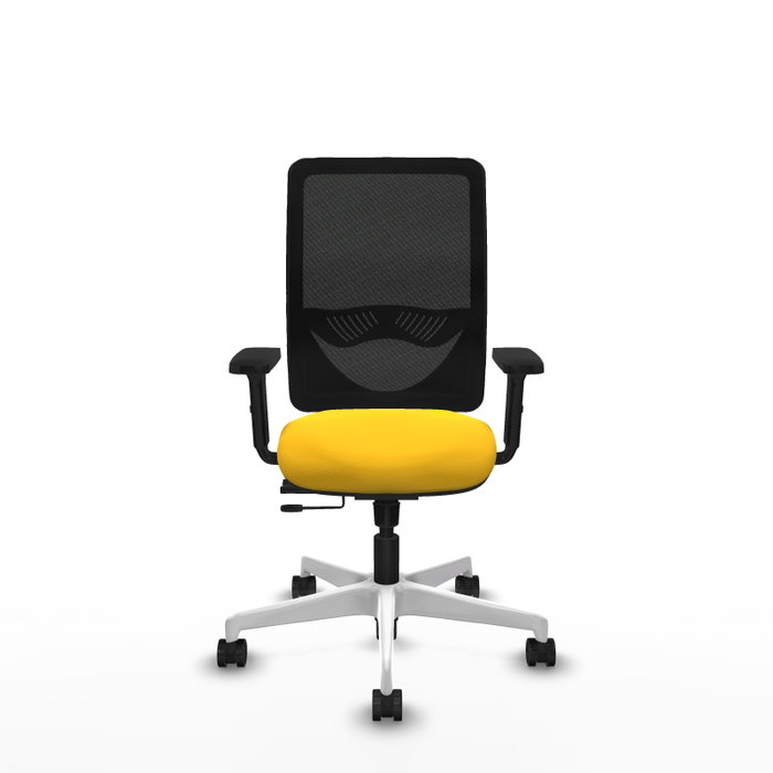 PIQUERAS Y CRESPO Silla de oficina Zulema con mecanismo Sincro/Traslack, Amarillo y Negro PIQUERAS Y CRESPO Silla de oficina Zulema con mecanismo Sincro/Traslack, Amarillo y Negro