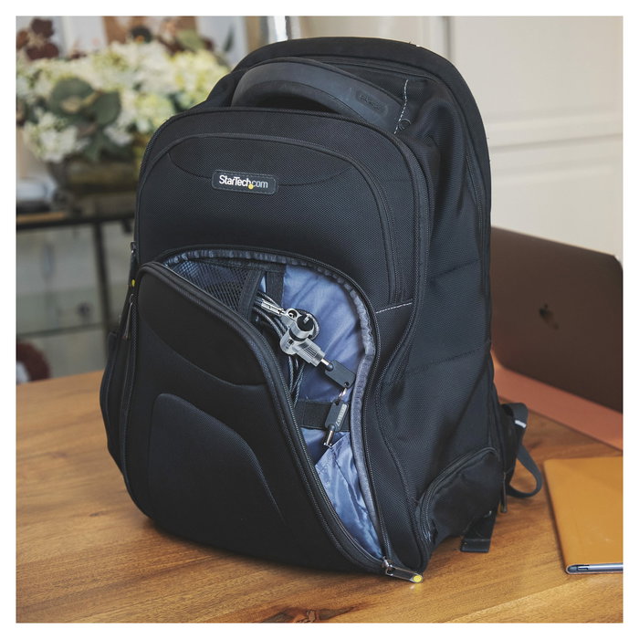 StarTech.com Pack 25 Candados Seguridad Kensington Nano Noble UNIVKA25-LAPTOP-LOCK, Llave, Negro, Cable 2 m, 4 Llaves