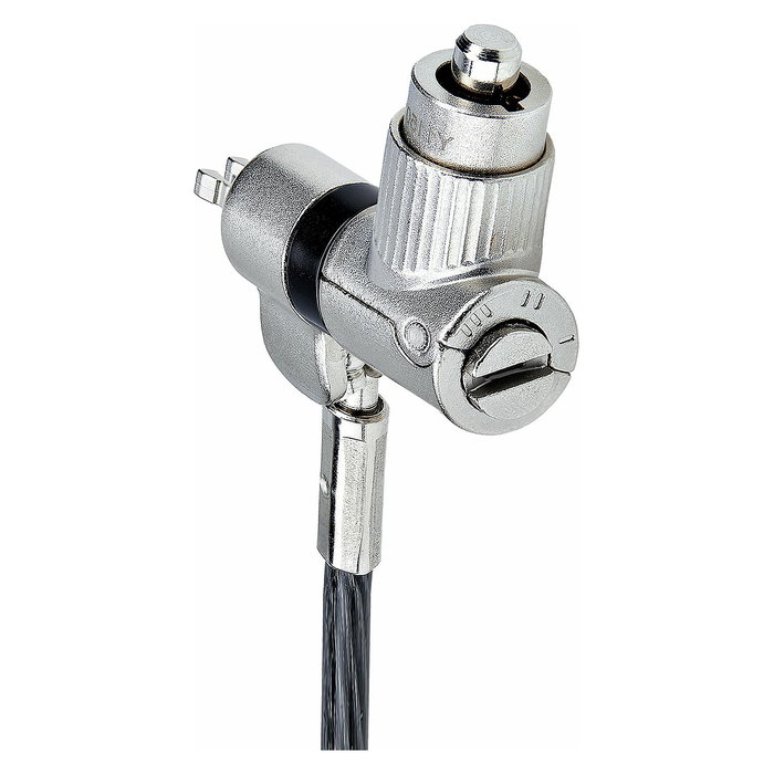 StarTech.com Pack 25 Candados Seguridad Kensington Nano Noble UNIVKA25-LAPTOP-LOCK, Llave, Negro, Cable 2 m, 4 Llaves