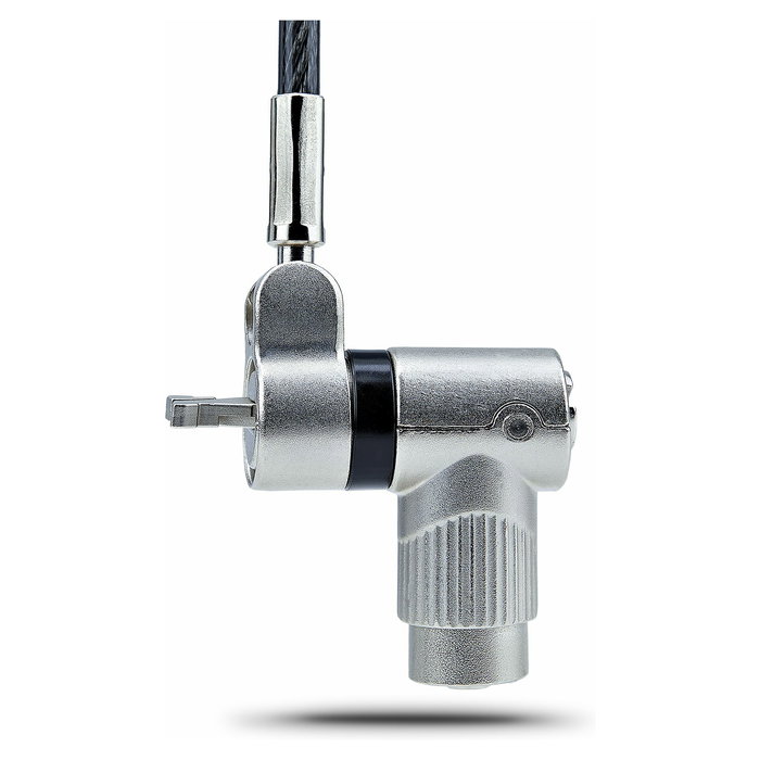 StarTech.com Pack 25 Candados Seguridad Kensington Nano Noble UNIVKA25-LAPTOP-LOCK, Llave, Negro, Cable 2 m, 4 Llaves