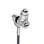 StarTech Pack de 25 Candados de Cable Antirrobo Universal 3-en-1, 2 m, Negro
