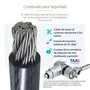 StarTech Pack de 25 Candados de Cable Antirrobo Universal 3-en-1, 2 m, Negro