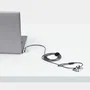 StarTech Pack de 25 Candados de Cable Antirrobo Universal 3-en-1, 2 m, Negro