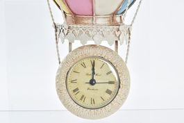 DKD Home Decor Reloj de Pared Vintage Globo Multicolor Lila 7 x 13.5 x 26 cm (4 Unidades)