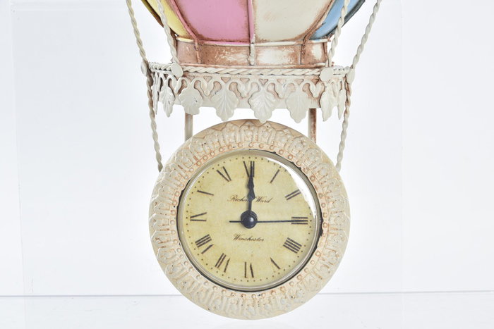 DKD Home Decor Reloj de Pared Metal Globo Surtido de 2 Colores