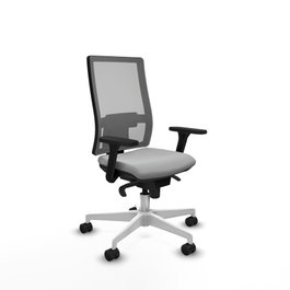 PIQUERAS Y CRESPO Silla de oficina Horna Gris con mecanismo Sincro