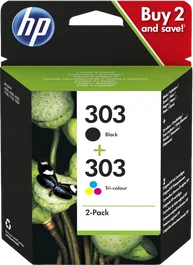 HP 303 Multipack Negro y Varios Colores