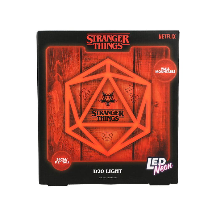 Stranger Things 5 Lámpara de pared LED Neon