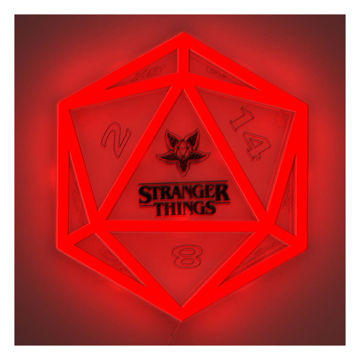 Stranger Things 5 Lámpara de pared LED Neon