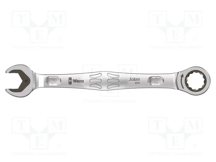 WERA Llave plana-estriada con trinquete Joker 6000 15mm WERA Llave plana-estriada con trinquete Joker 6000 15mm