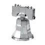 Fascinations Metal Earth Maqueta 3D Metal Liberty Bell Philadelphia, Kit de Construcción de Acero Inoxidable para Montar Sin Pegamento Ni Soldadura, Niño/Niña
