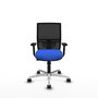 PIQUERAS Y CRESPO Silla de oficina Yunquera Azul con mecanismo Sincro/Traslack