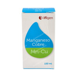 IFIGEN Manganeso-Cobre (Mn-Cu) Oligoelementos 150 ml - Suplemento Líquido de Manganeso y Cobre - 150 ml