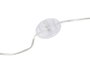 DKD Home Decor Lámpara de Pie Moderna Plateado Blanco 35x150x35 cm Set 3 Piezas Cristal Metal Algodón