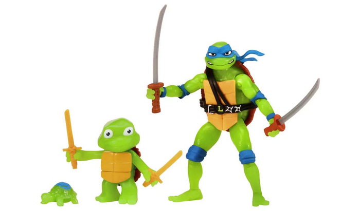 Ninja Turtles: Caos Mutante Pack de 3 Figuras Leonardo Evolution 10 cm