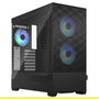 Fractal Design Pop Air RGB Black Window Torre PC ATX micro ATX Mini-ITX Negro Acero Vidrio Templado