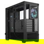 Fractal Design Pop Air RGB Black Window Torre PC ATX micro ATX Mini-ITX Negro Acero Vidrio Templado