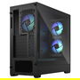 Fractal Design Pop Air RGB Black Window Torre PC ATX micro ATX Mini-ITX Negro Acero Vidrio Templado