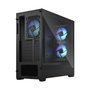 Fractal Design Pop Air Negro Caja de PC con Iluminación RGB y 3 Ventiladores Incluidos, Soporte ATX