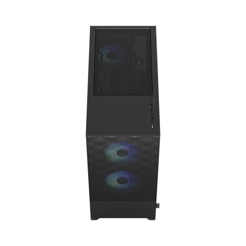 Fractal Design Pop Air Negro Caja de PC con Iluminación RGB y 3 Ventiladores Incluidos, Soporte ATX