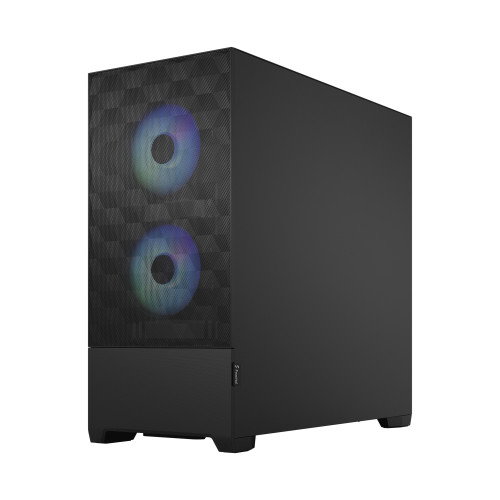 Fractal Design Pop Air Negro Caja de PC con Iluminación RGB y 3 Ventiladores Incluidos, Soporte ATX
