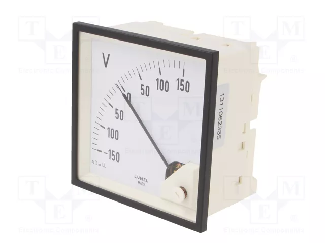 LUMEL MA19 Voltímetro Analógico para Panel -150÷150V DC LUMEL MA19 Voltímetro Analógico para Panel -150÷150V DC