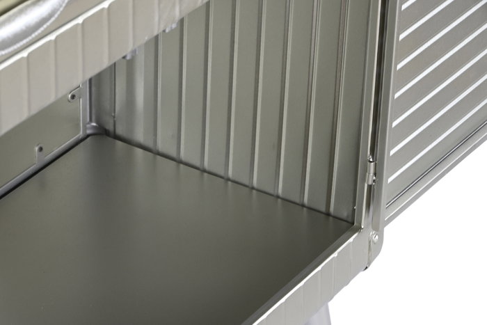 DKD Home Decor Aparador de Metal y MDF Plateado DKD Home Decor Aparador de Metal y MDF Plateado