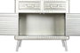 DKD Home Decor Aparador de Metal y MDF Plateado