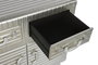 DKD Home Decor Aparador de Metal y MDF Plateado