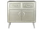DKD Home Decor Aparador de Metal y MDF Plateado