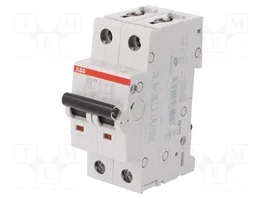 ABB S200M S202M-B6 Interruptor Magnetotérmico 2 Polos 6A