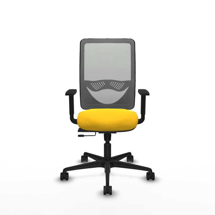 PIQUERAS Y CRESPO Silla de oficina Zulema Sincro/Traslack Amarillo y Gris PIQUERAS Y CRESPO Silla de oficina Zulema Sincro/Traslack Amarillo y Gris