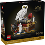 LEGO 76466 Harry Potter y la Piedra Filosofal - Edición Coleccionista Set de Exhibición para Adultos con Hedwig, Libros y Detalles Dorados